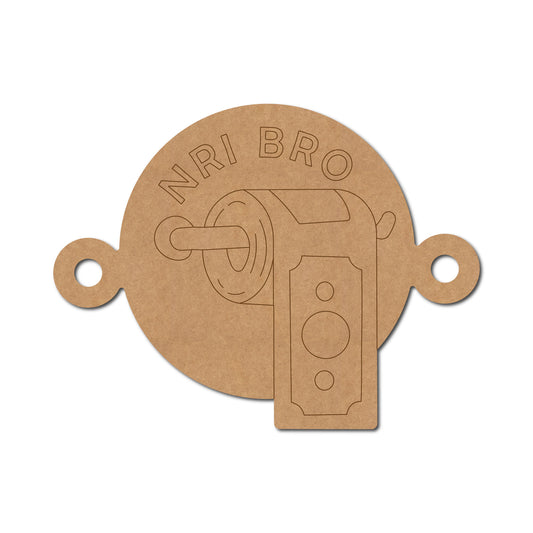 MDF Rakhi Cutout