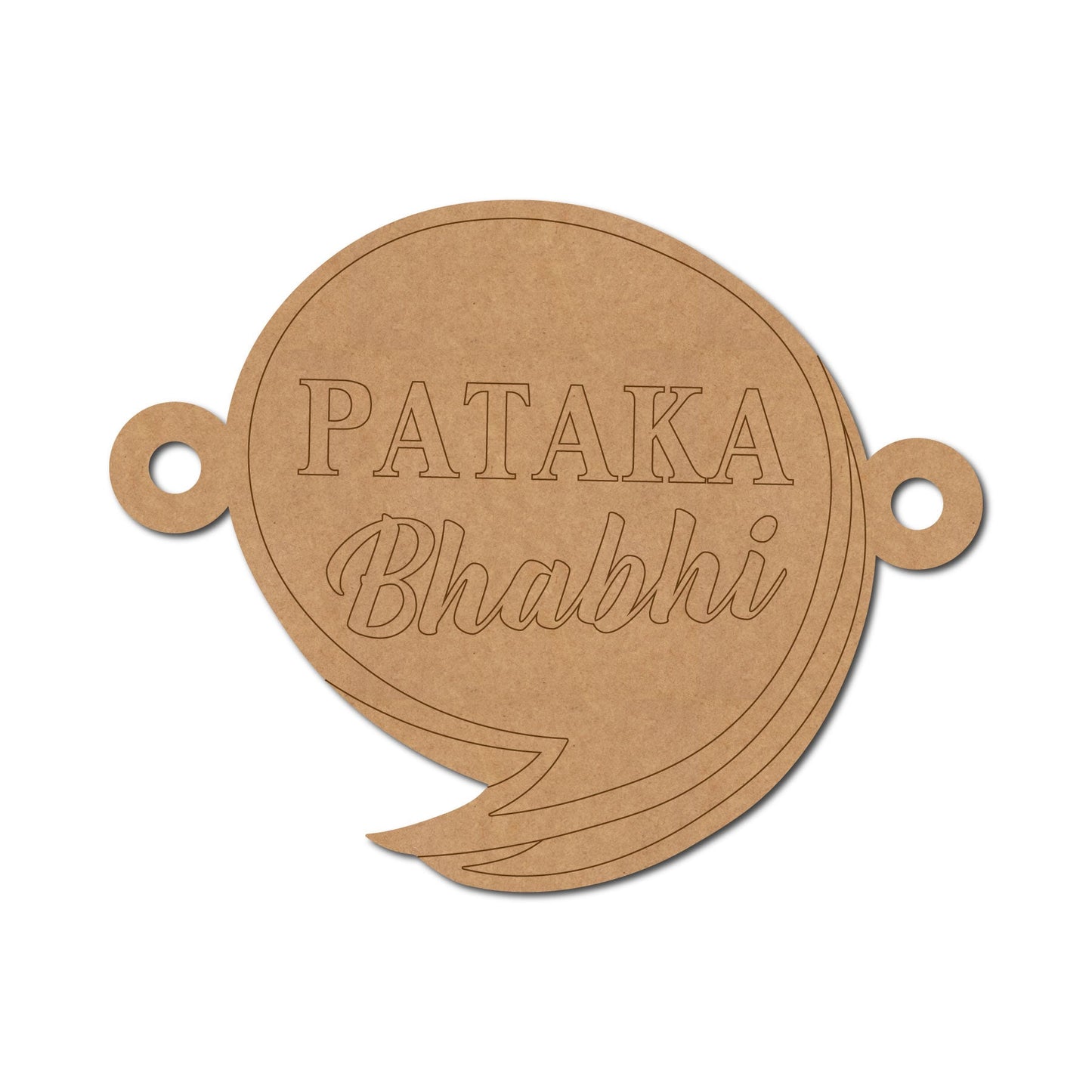 MDF Rakhi Cutout