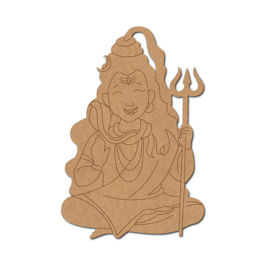 MDF Shiva Cut Out design-36
