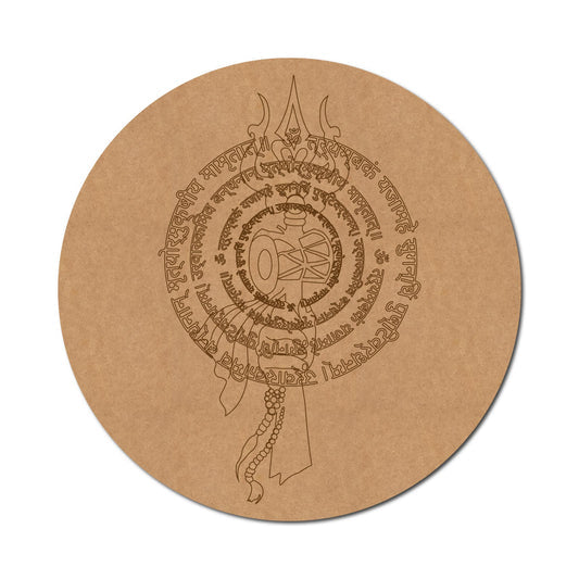 MDF Shiva Cut Out design-30