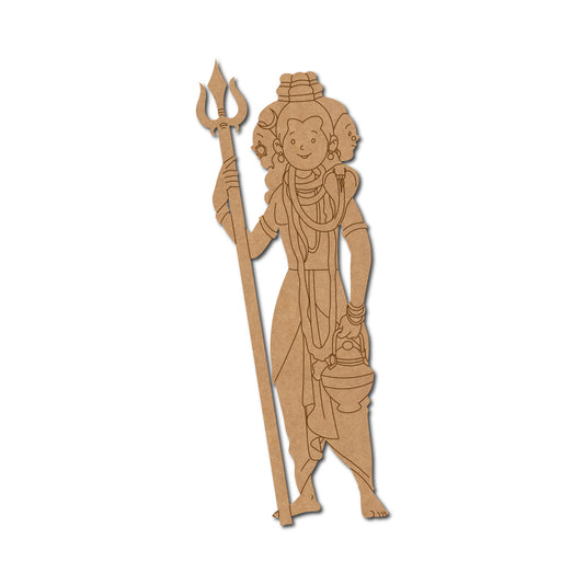MDF Shiva Cut Out design-34