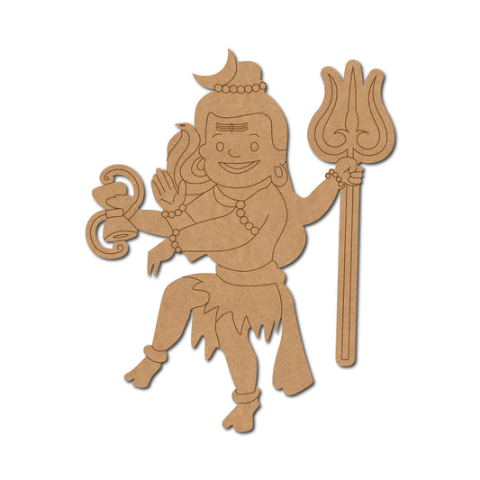 MDF Shiva Cut Out design-12