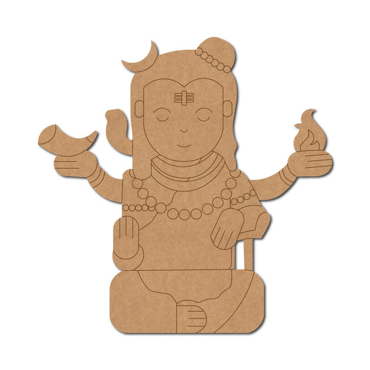 MDF Shiva Cut Out design-25