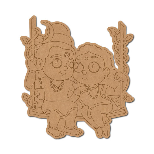 MDF Shiva Cut Out design-8