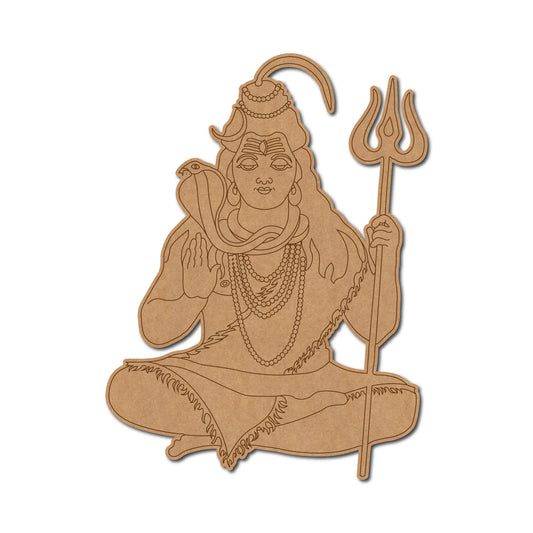 MDF Shiva Cut Out design-7