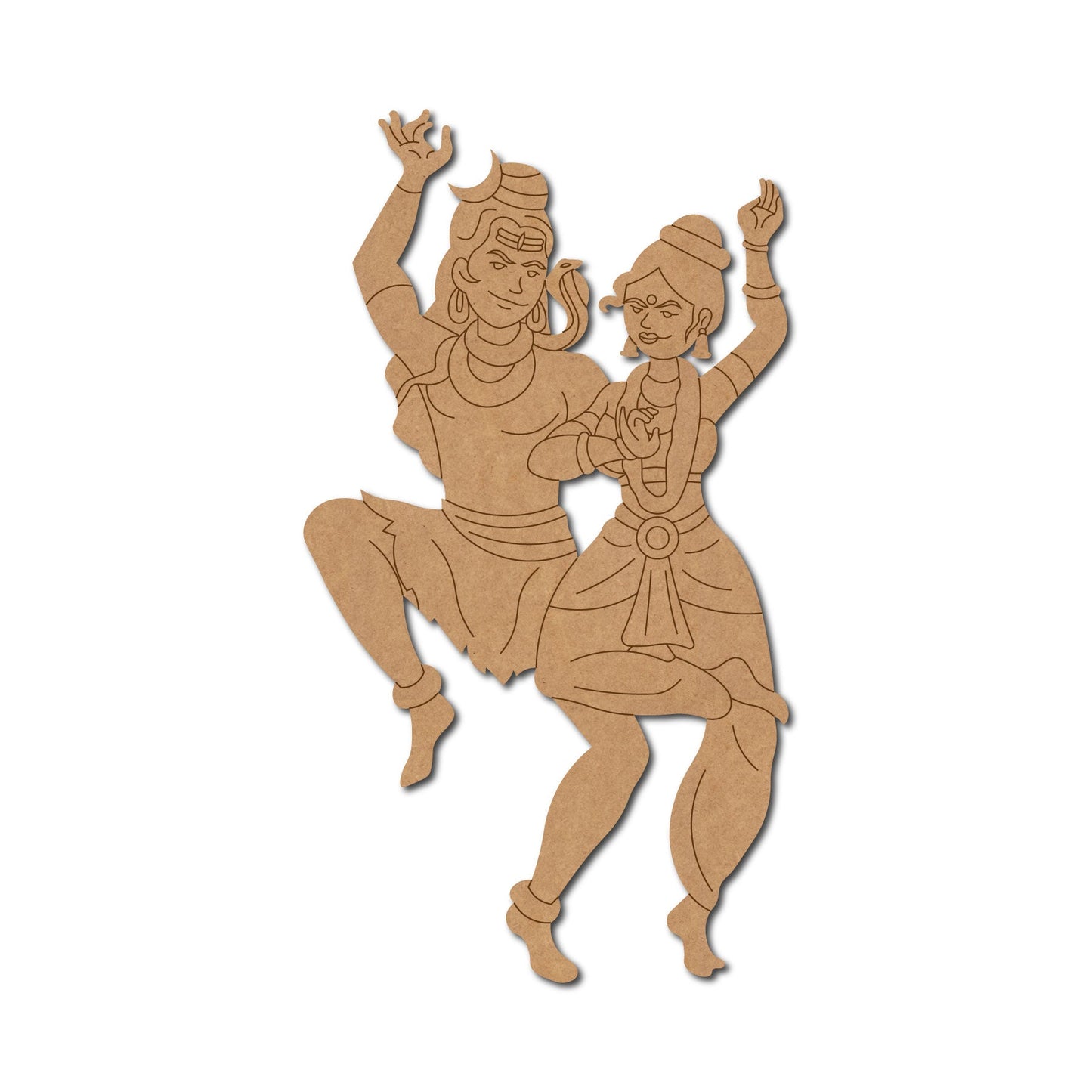 MDF Shiva Cut Out design-5