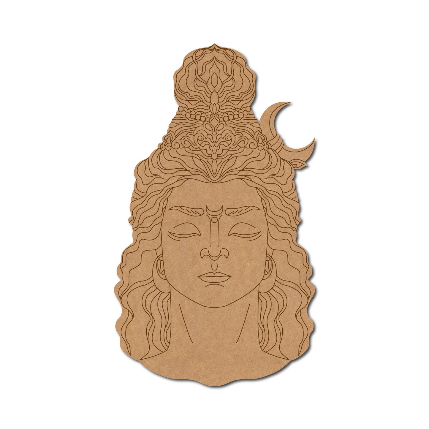 MDF Shiva Cut Out design-1